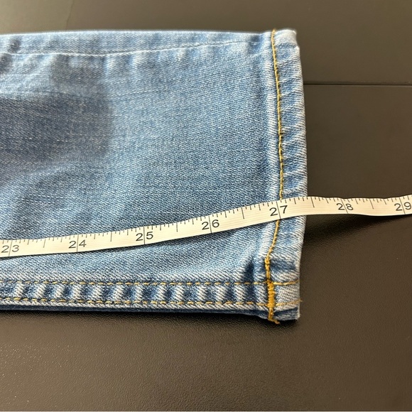 Vigoss Thompson Tomboy Jeans Denim Women's Skinny Distressed Blue Size 27 - Picture 7 of 7